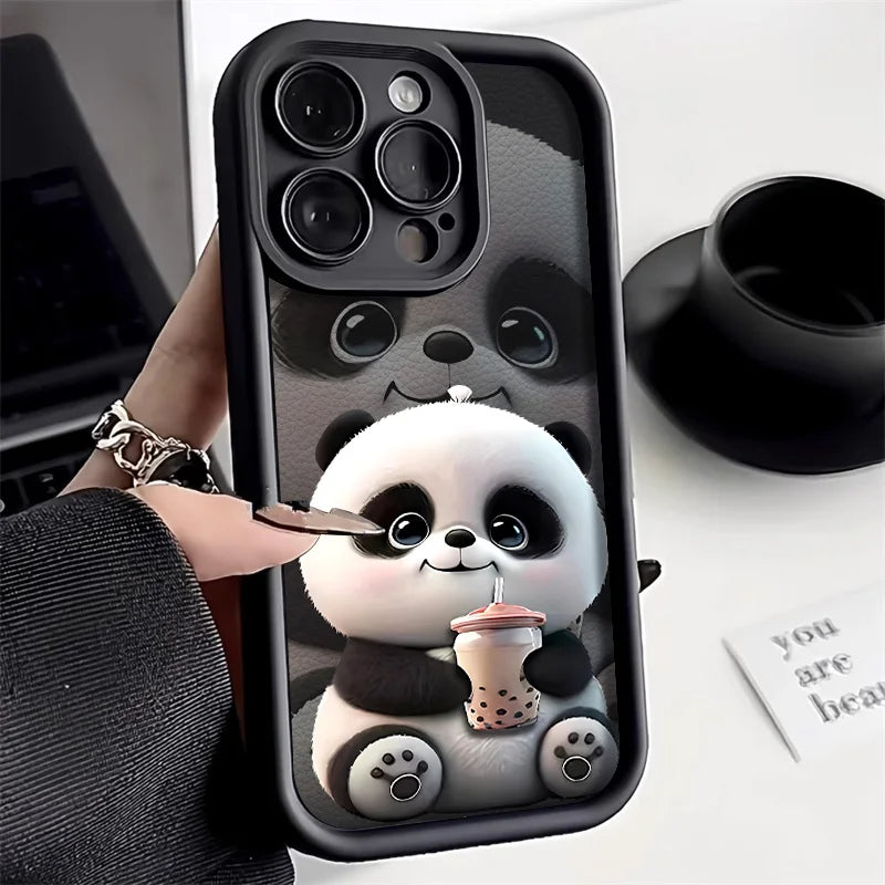 Cartoon Cute Bear Phone Cases For iPhones